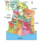Figure 2. The location of Molek irrigation area.