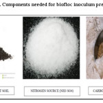 Figure 3. Components needed for biofloc inoculum preparation